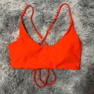 Vibrant Orange Women's Swim Top